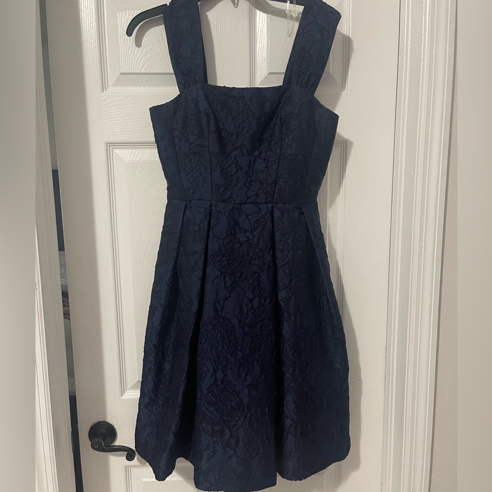 Navy blue cocktail dress
